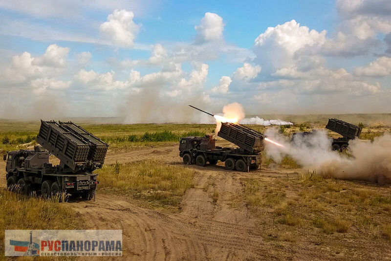 На учениях в Нижегородской области, было опробовано реактивное "Земледелие"